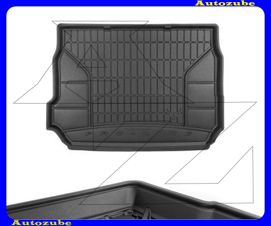 Csomagtértálca - méretpontos - 3mm vastagságú - 30-40mm magas peremmel - 100% kíválló mínőségű gumi Csomagtértálca - méretpontos - 3mm vastagságú - 30-40mm magas peremmel - 100% kíválló mínőségű gumi