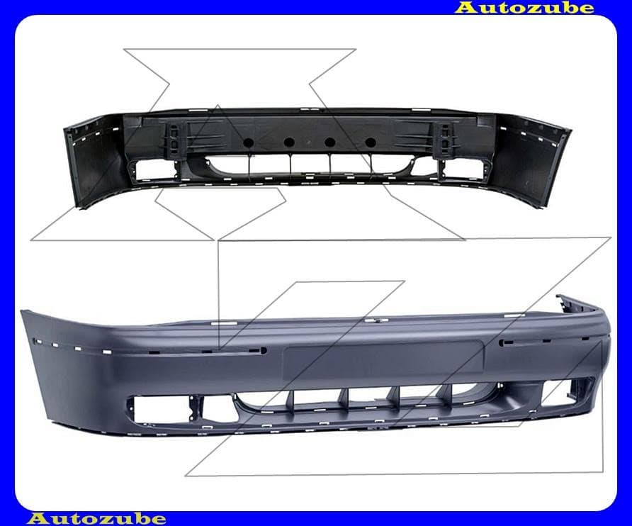 Első lökhárító alapozott Első lökhárító alapozott