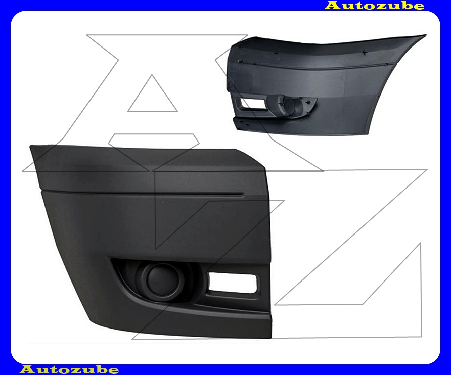 Első lökhárító jobb, sötétszürke (nem ködlámpás) Első lökhárító jobb, sötétszürke (nem ködlámpás)