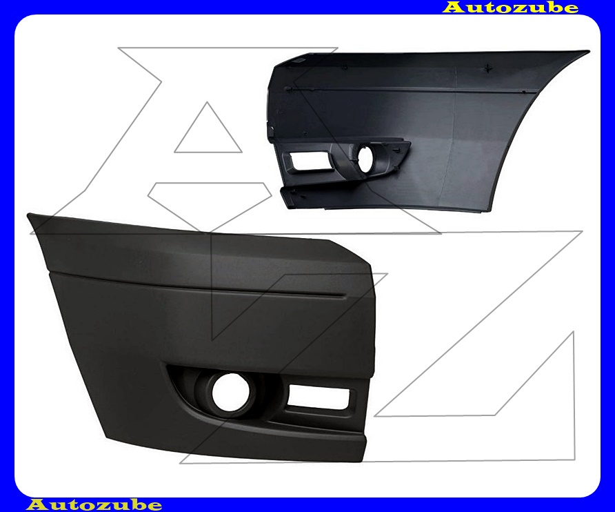 Első lökhárító jobb, ködlámpás, sötétszürke Első lökhárító jobb, ködlámpás, sötétszürke