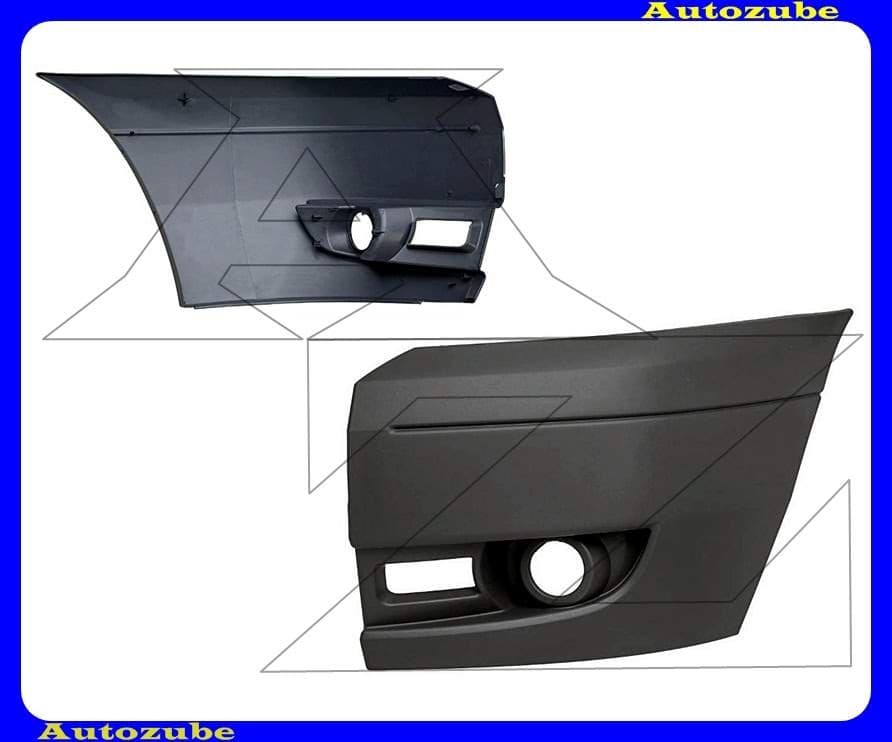 Első lökhárító bal, ködlámpás, világosszürke Első lökhárító bal, ködlámpás, világosszürke