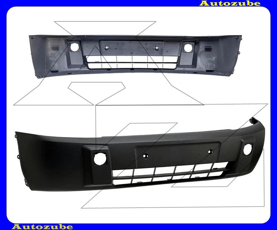 Első lökhárító fekete Első lökhárító fekete