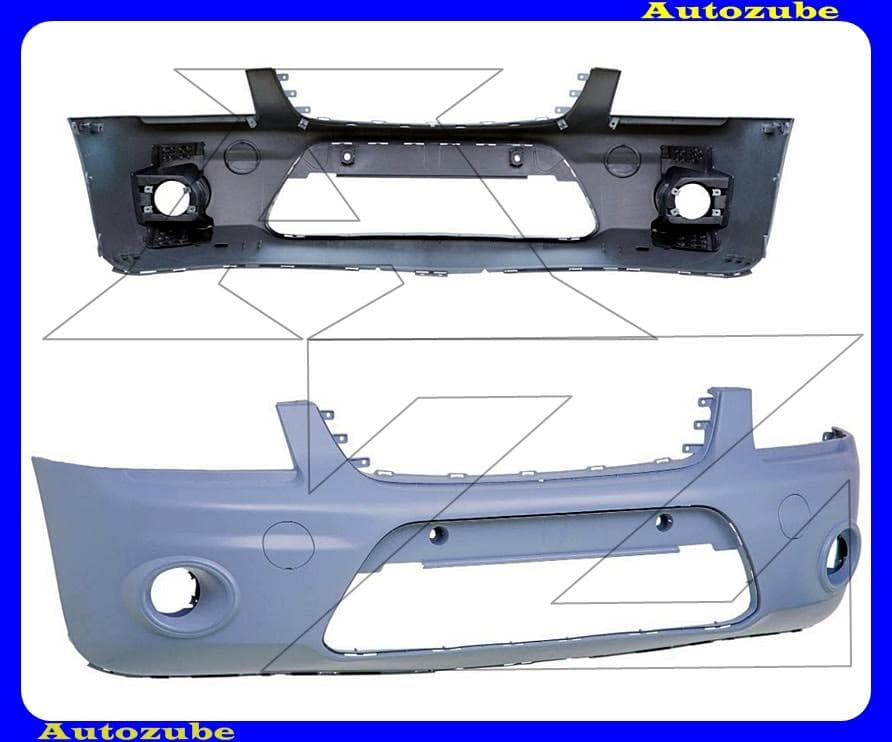 Első lökhárító fényezhető, ködlámpás Első lökhárító fényezhető, ködlámpás