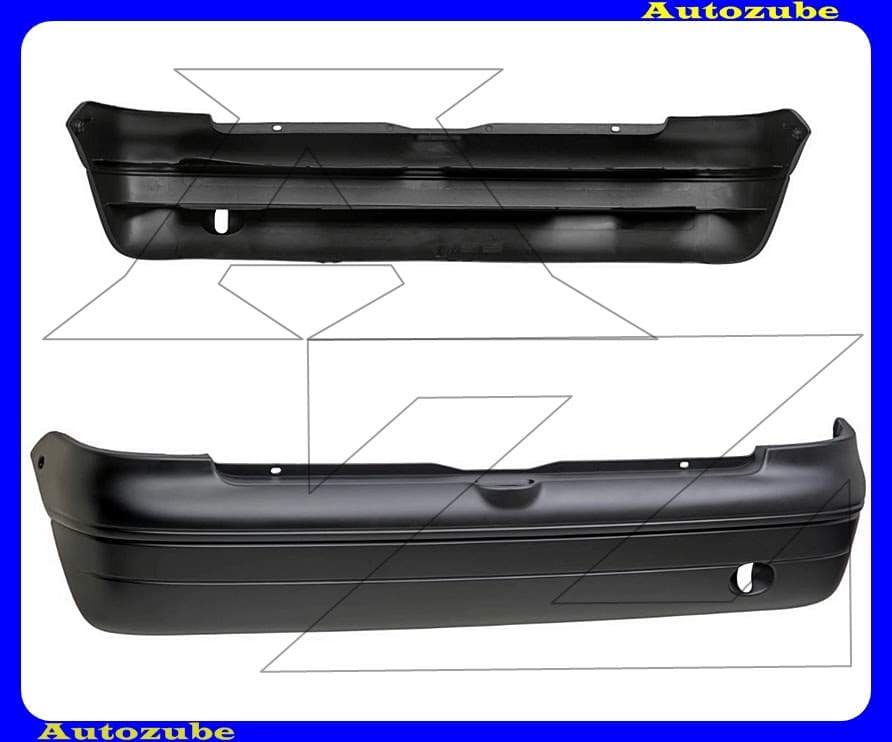 Hátsó lökhárító fényezhető Hátsó lökhárító fényezhető