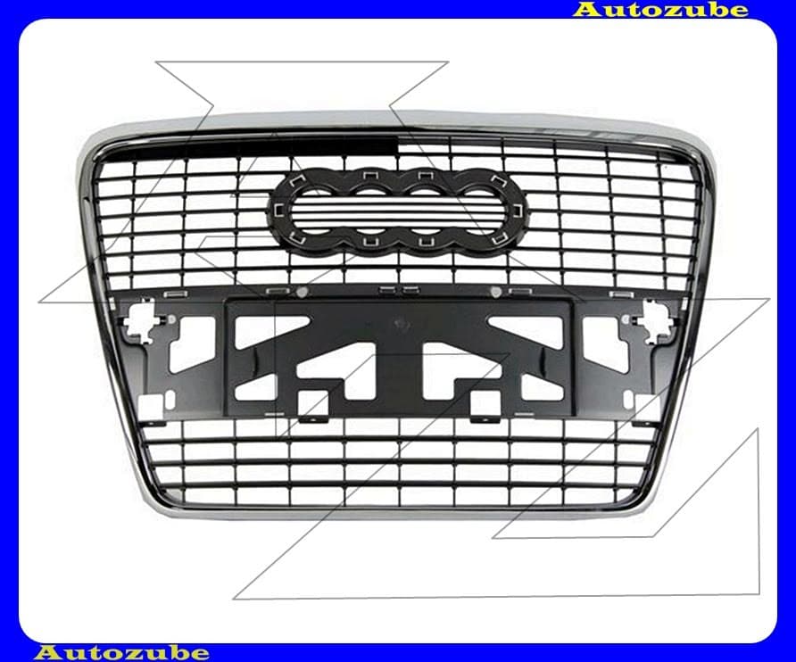 Hűtődíszrács sötétszürke, krómkerettel Hűtődíszrács sötétszürke, krómkerettel