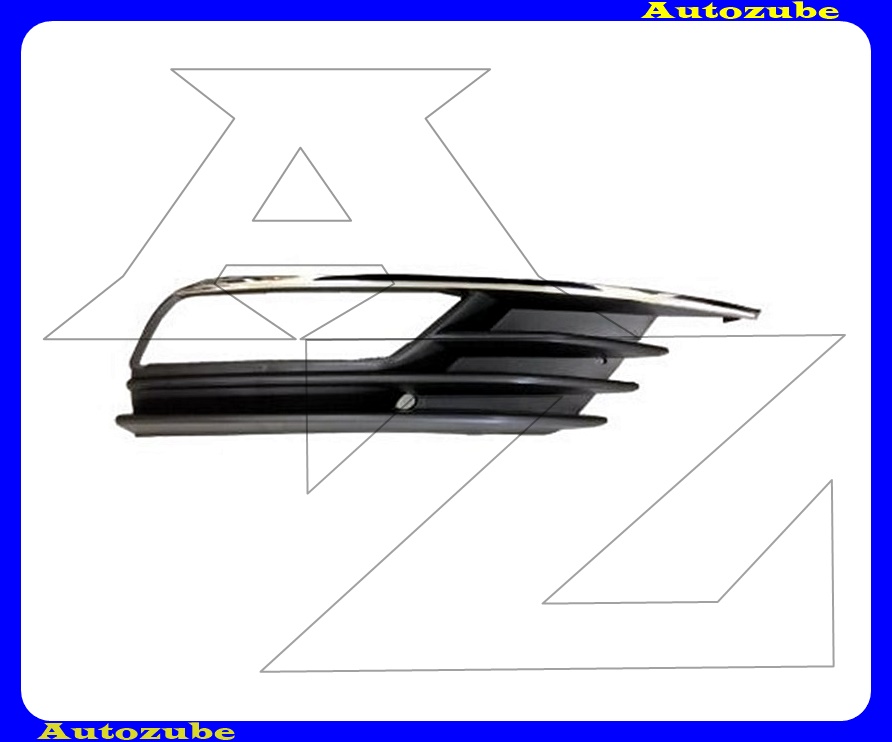 Első lökhárító rács jobb, ködlámpás, krómdíszléccel Első lökhárító rács jobb, ködlámpás, krómdíszléccel