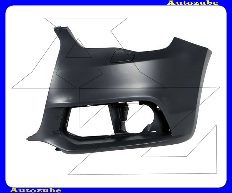 Első lökhárító bal, alapozott, fényszórómosós Első lökhárító bal, alapozott, fényszórómosós