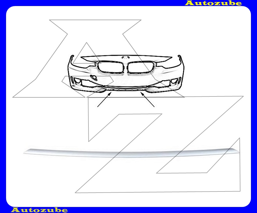 Első lökhárító alsó díszléc Első lökhárító alsó díszléc