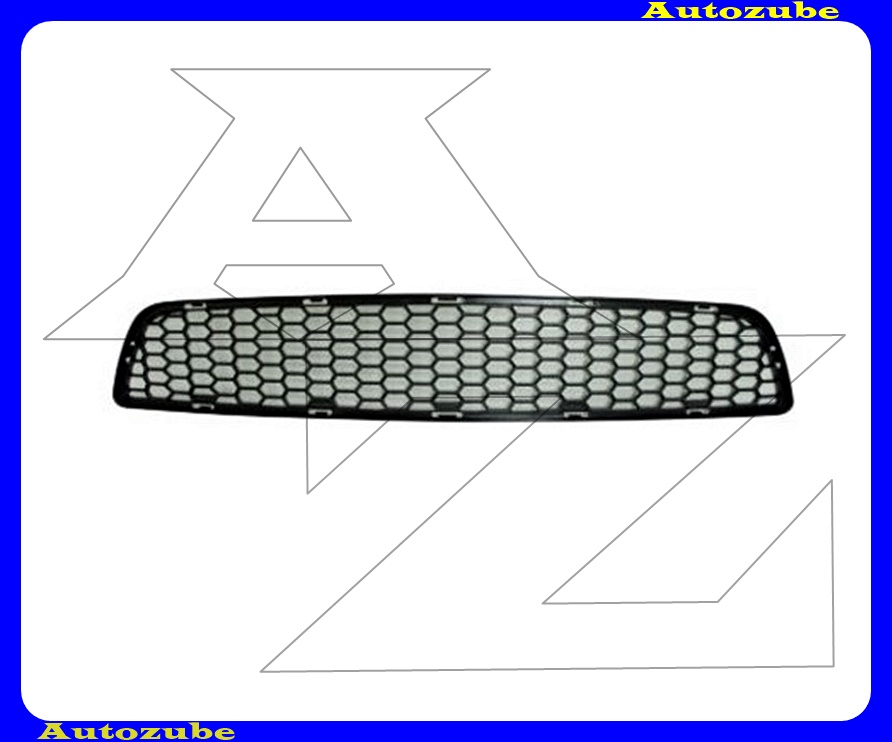 Első lökhárító rács középső, fekete Első lökhárító rács középső, fekete