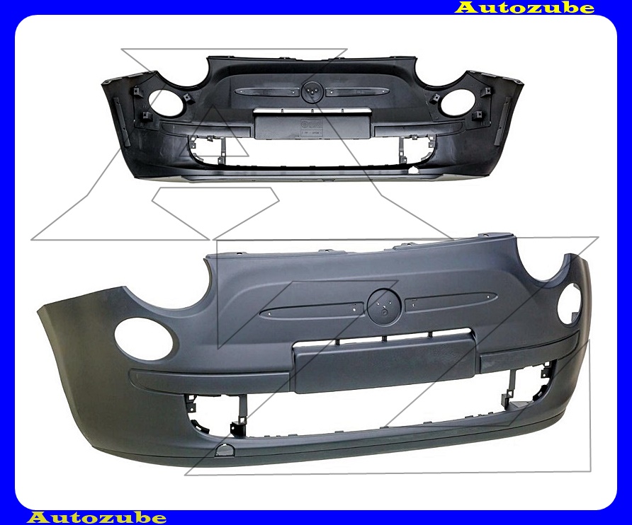 Első lökhárító alapozott (díszléc lyuk nélküli) Első lökhárító alapozott (díszléc lyuk nélküli)