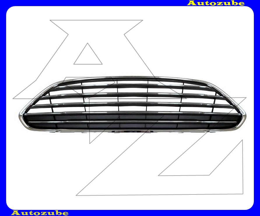 Első lökhárító rács középső felső, krómkerettel Első lökhárító rács középső felső, krómkerettel