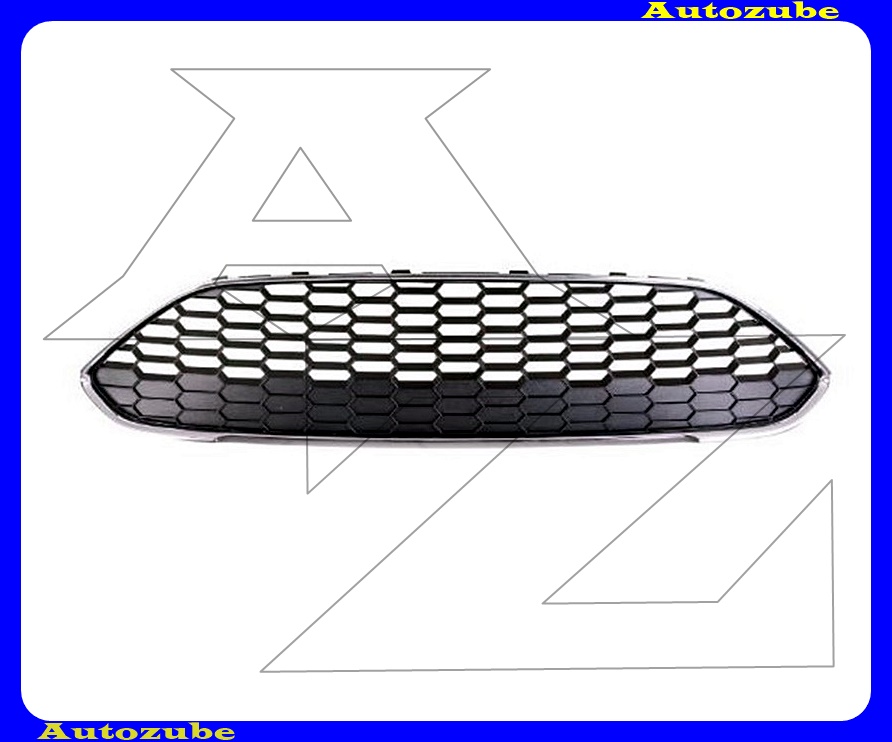 Első lökhárító rács középső felső, krómkerettel Első lökhárító rács középső felső, krómkerettel