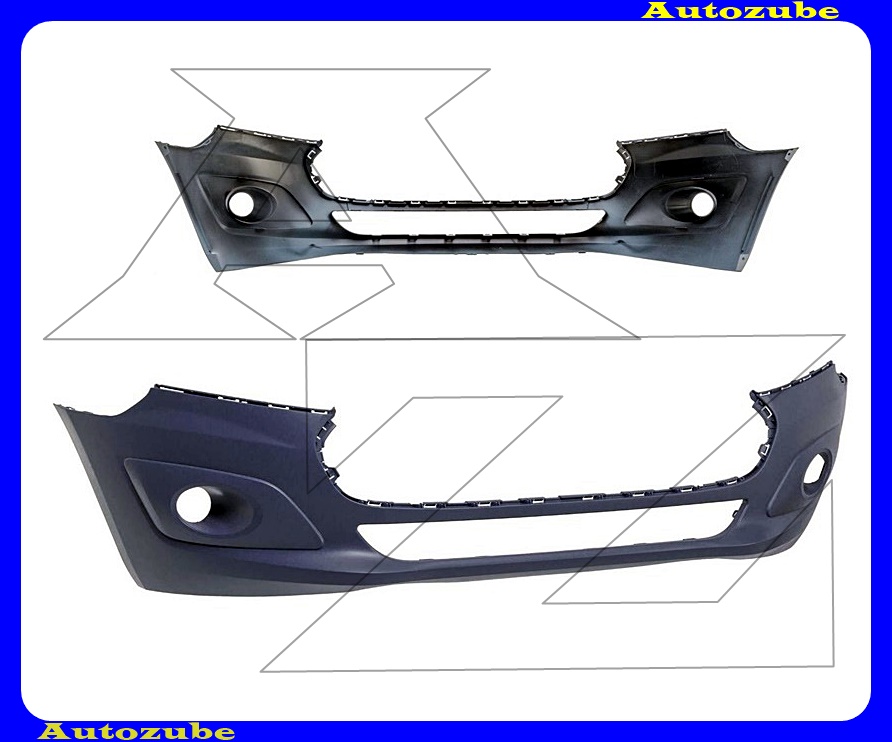 Első lökhárító alsó rész, alapozott, ködlámpás Első lökhárító alsó rész, alapozott, ködlámpás