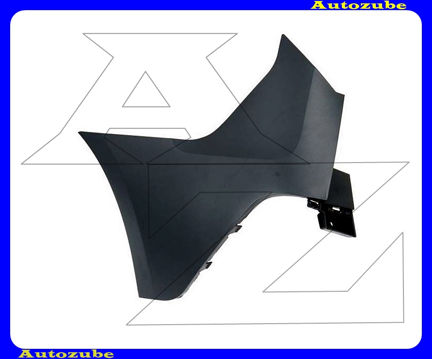 Hátsó lökhárító sarok bal, fekete