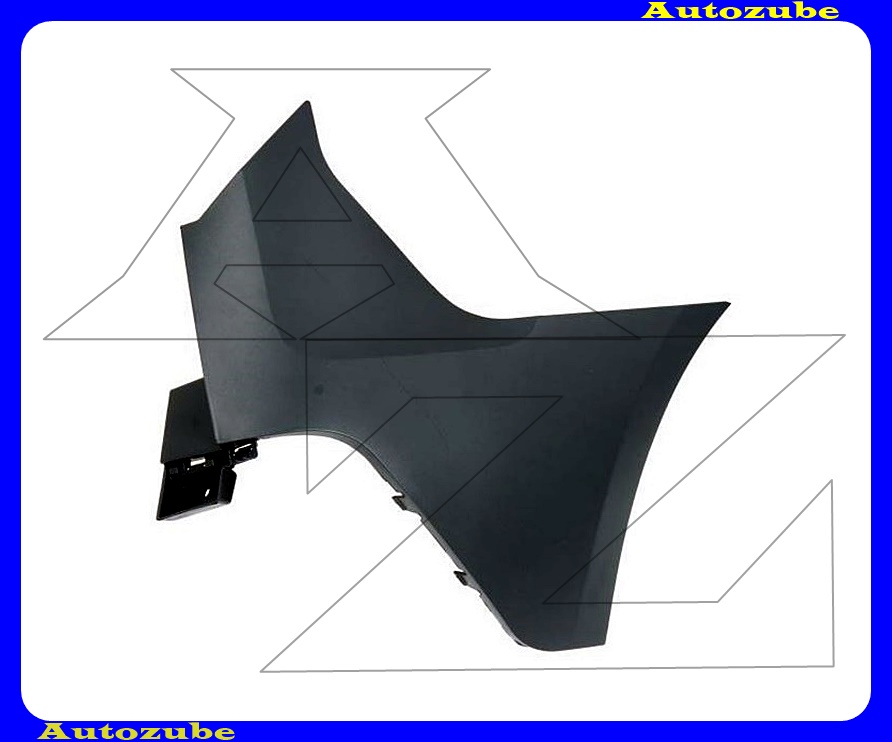 Hátsó lökhárító sarok jobb, fekete