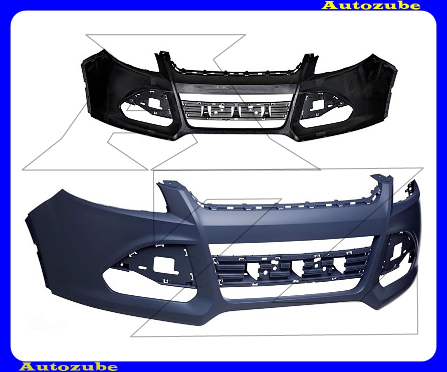 Első lökhárító alapozott Első lökhárító alapozott