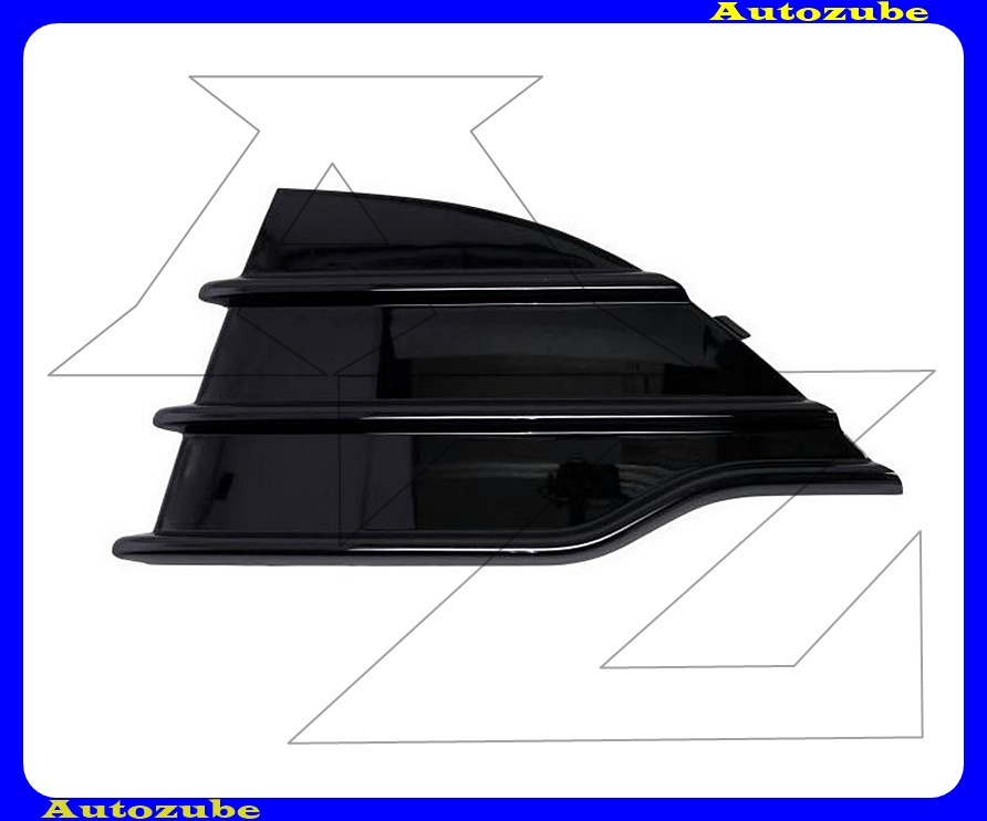 Első lökhárító rács bal, fényes fekete Első lökhárító rács bal, fényes fekete