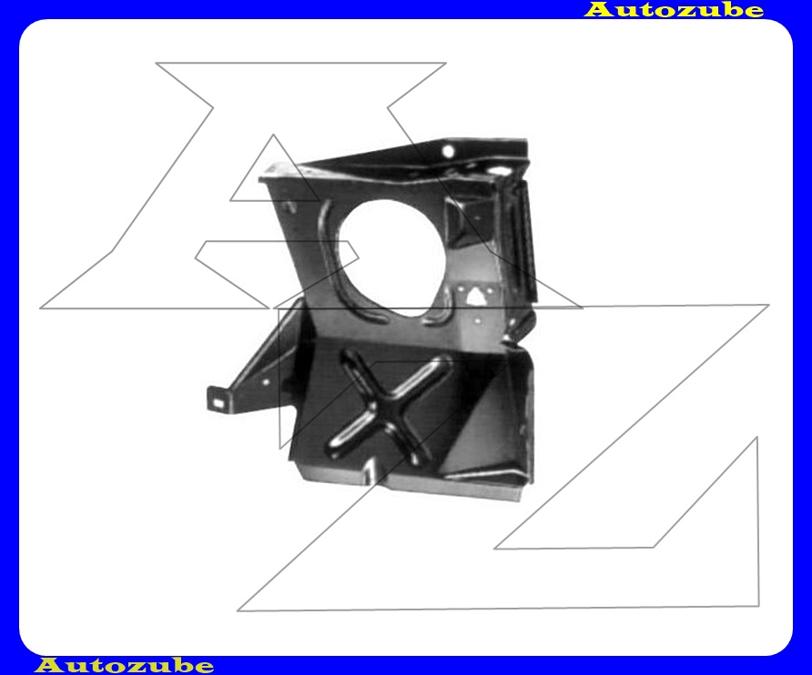 Fényszórótartó lemez bal Fényszórótartó lemez bal