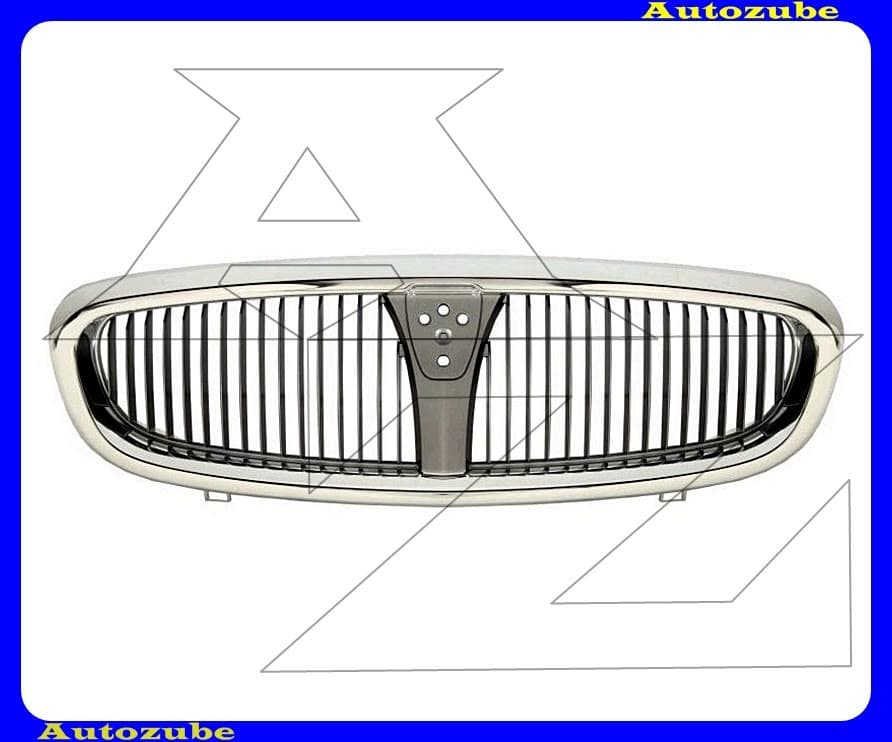 Hűtődíszrács ezüst-szürke, krómkerettel Hűtődíszrács ezüst-szürke, krómkerettel