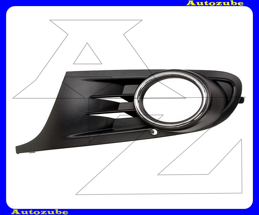 Első lökhárító rács bal ködlámpás, krómkerettel Első lökhárító rács bal ködlámpás, krómkerettel