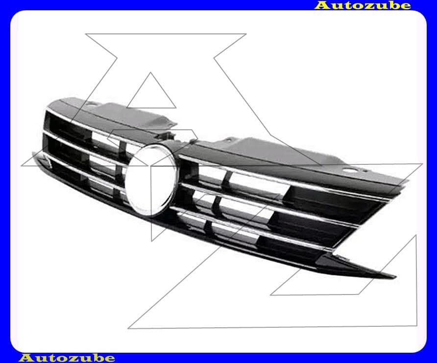 Hűtődíszrács fekete, krómdíszléccel Hűtődíszrács fekete, krómdíszléccel