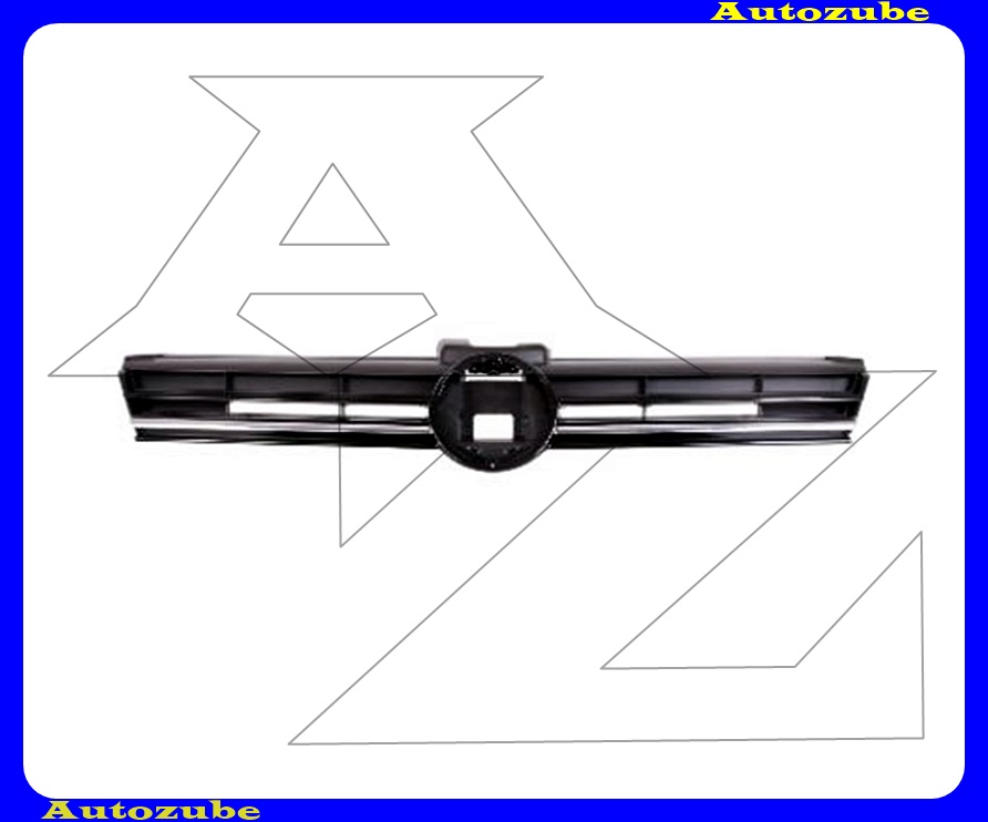 Hűtődíszrács fekete, krómdíszléccel Hűtődíszrács fekete, krómdíszléccel