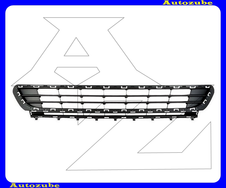 Első lökhárító rács középső sötétszürke (díszléc nélkül) Első lökhárító rács középső sötétszürke (díszléc nélkül)