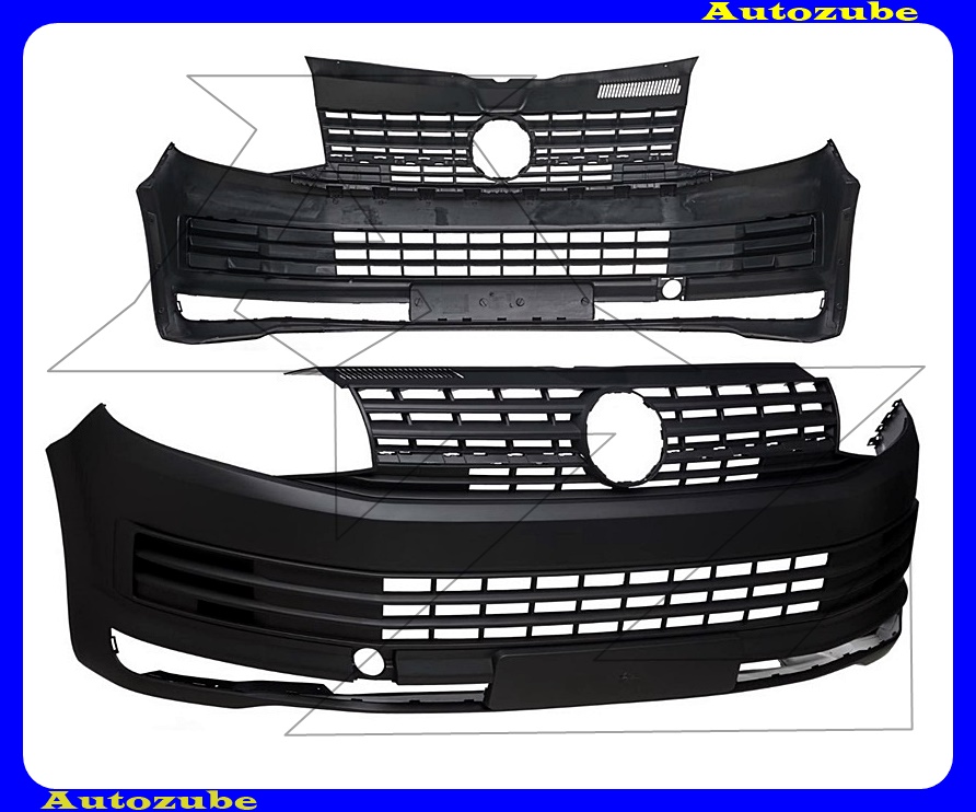 Első lökhárító fekete Első lökhárító fekete