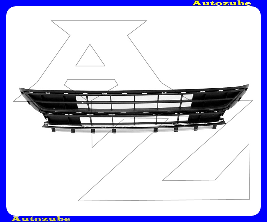 Első lökhárítóba rács középső, krómdíszléccel Első lökhárítóba rács középső, krómdíszléccel