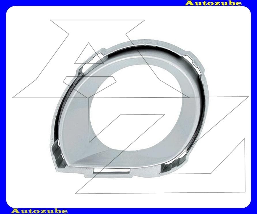 Első lökhárító ködlámpa keret jobb, króm-alapozott Első lökhárító ködlámpa keret jobb, króm-alapozott