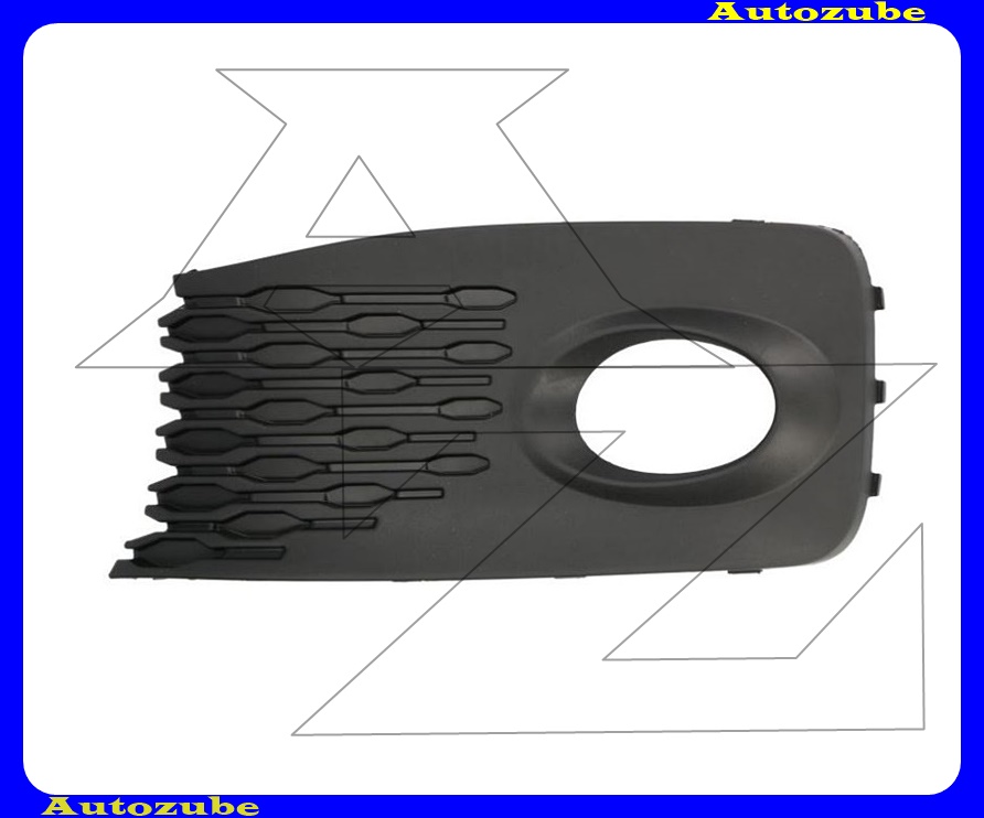 Első lökhárító rács bal fekete, ködlámpás Első lökhárító rács bal fekete, ködlámpás