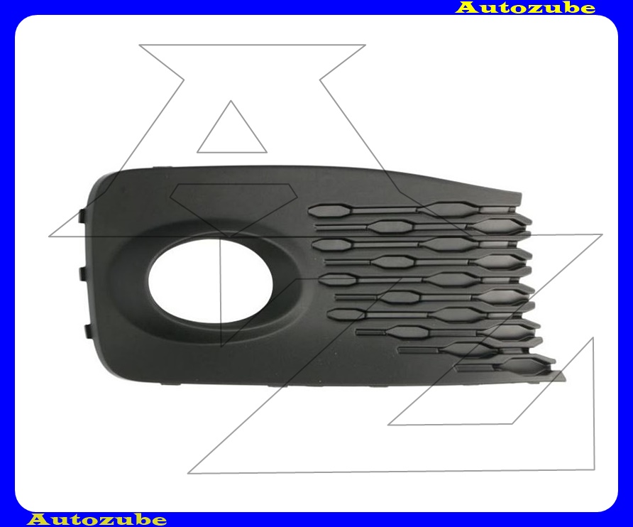 Első lökhárító rács jobb fekete, ködlámpás Első lökhárító rács jobb fekete, ködlámpás