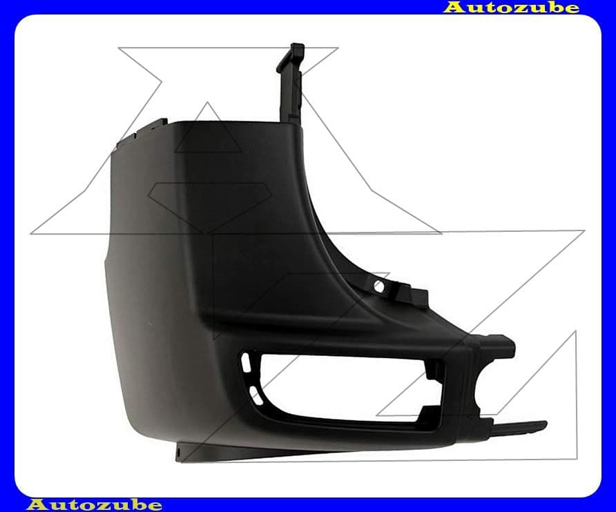 Hátsó lökhárító bal oldal, fekete Hátsó lökhárító bal oldal, fekete