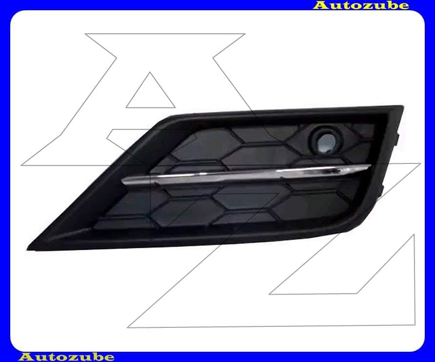 Első lökhárító rács jobb felső, szenzoros, krómdíszléccel Első lökhárító rács jobb felső, szenzoros, krómdíszléccel