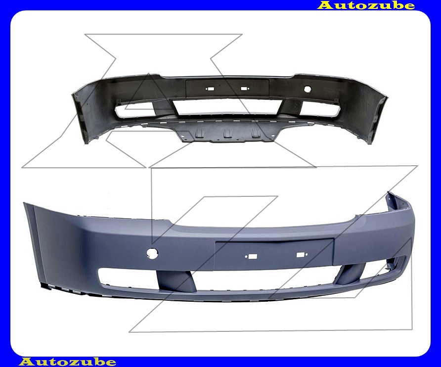 Első lökhárító alapozott Első lökhárító alapozott
