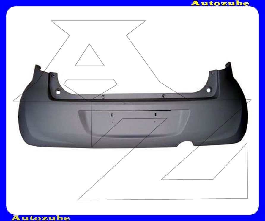 Hátsó lökhárító alapozott Hátsó lökhárító alapozott