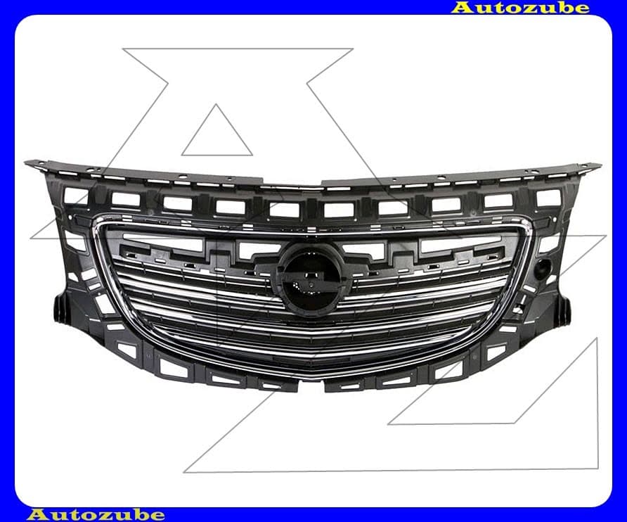 Hűtődíszrács, felső krómléc nélkül Hűtődíszrács, felső krómléc nélkül