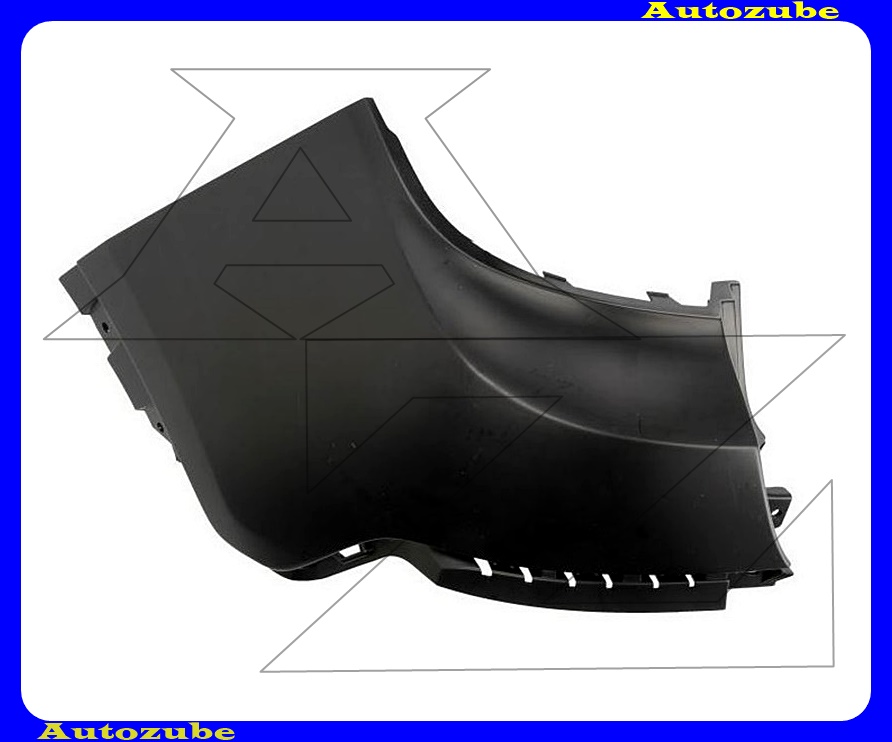 Hátsó lökhárító bal oldal, fekete Hátsó lökhárító bal oldal, fekete