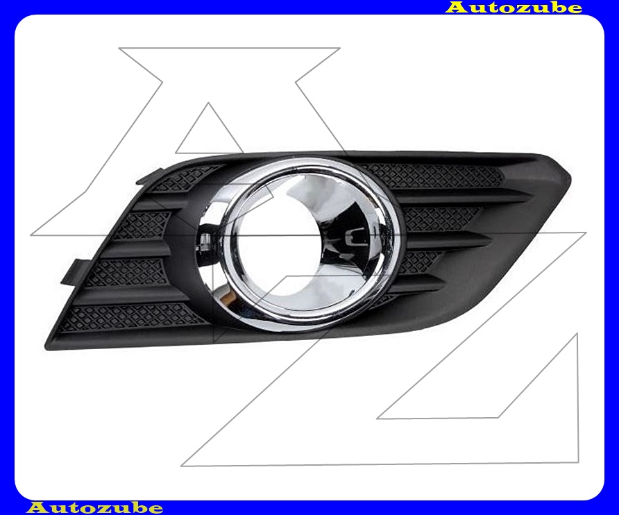 Első lökhárító rács jobb, ködlámpás, krómkerettel Első lökhárító rács jobb, ködlámpás, krómkerettel