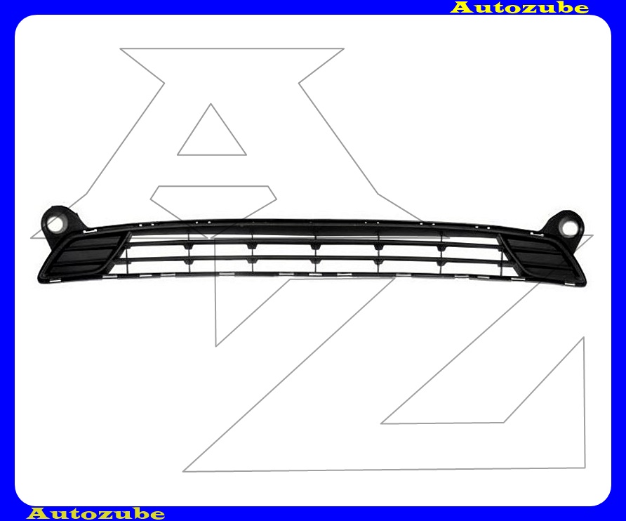 Első lökhárító rács középső alsó, fekete Első lökhárító rács középső alsó, fekete