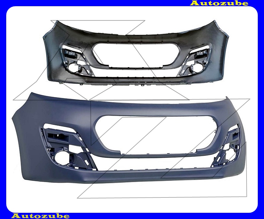 Első lökhárító alapozott Első lökhárító alapozott