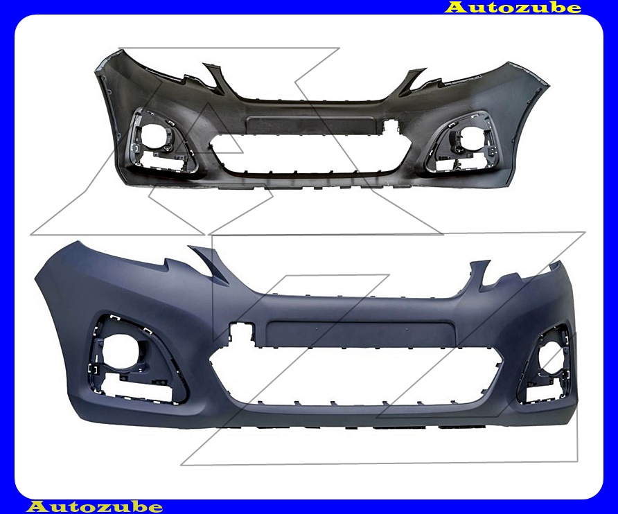Első lökhárító alapozott Első lökhárító alapozott