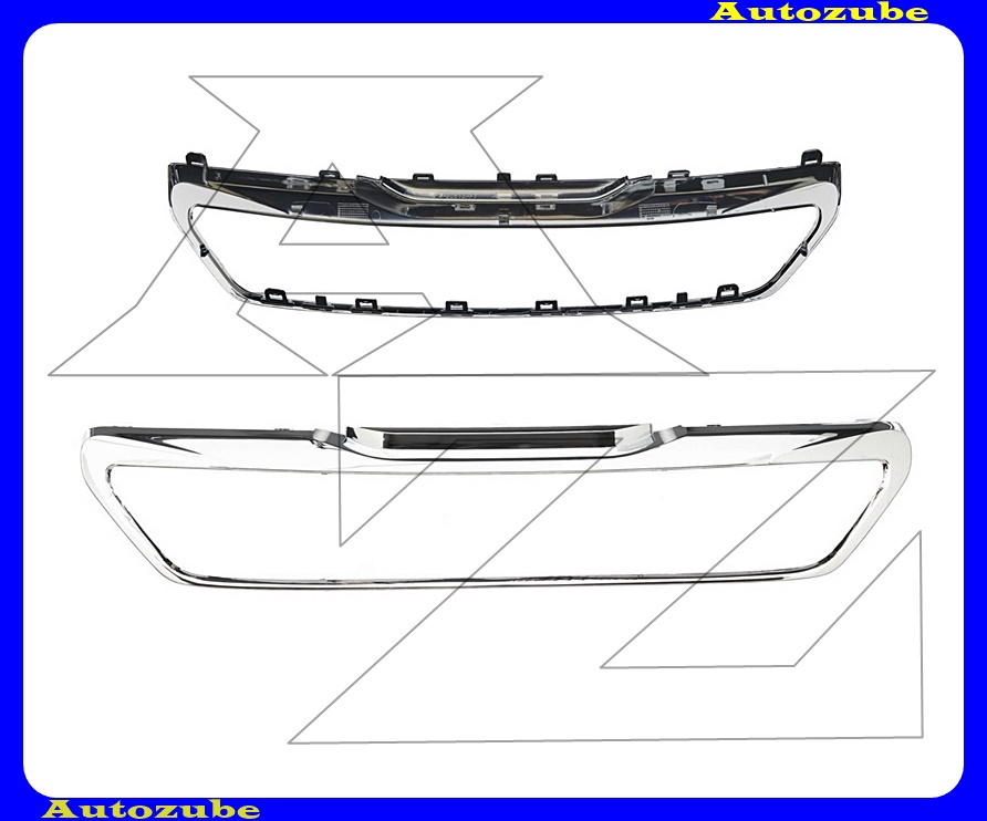 Hűtődíszrács krómkeret Hűtődíszrács krómkeret