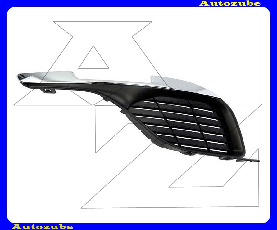 Első lökhárító rács jobb, krómdíszléccel Első lökhárító rács jobb, krómdíszléccel