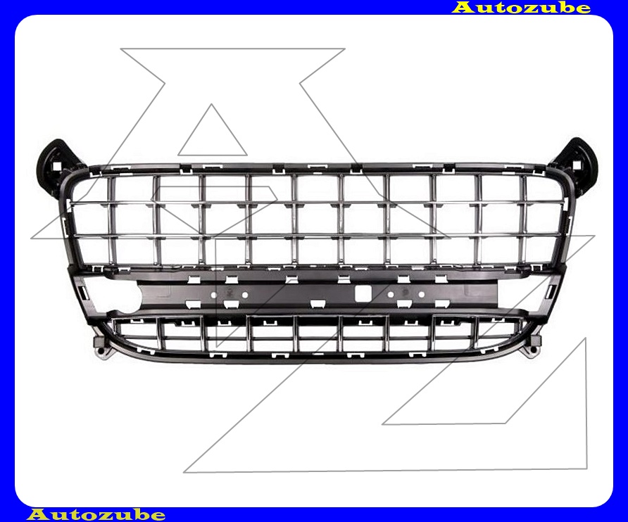 Első lökhárító rács középső felső (króm/fekete) Első lökhárító rács középső felső (króm/fekete)