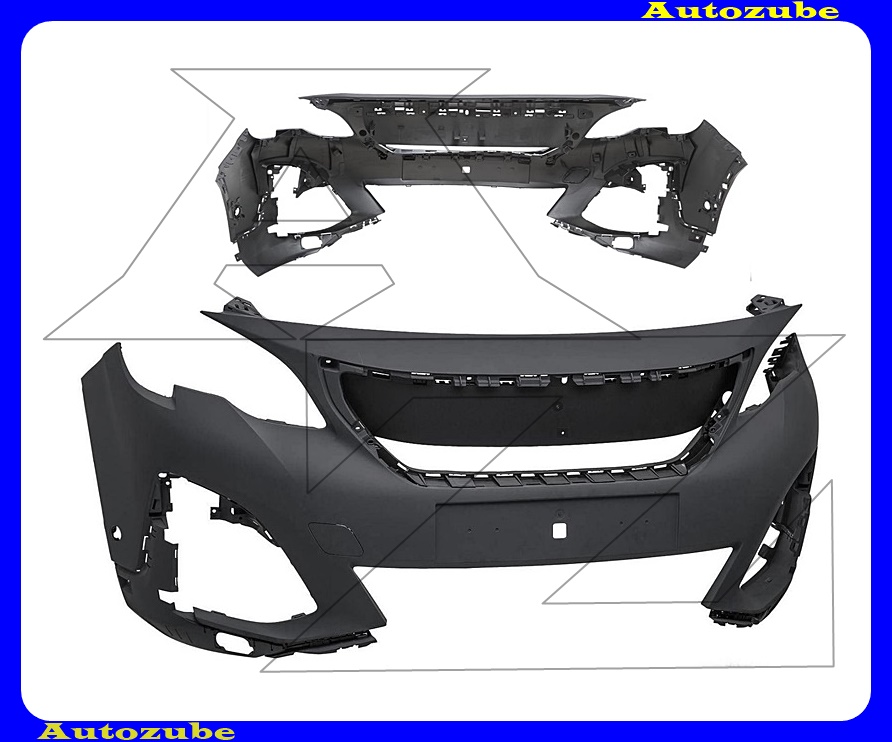 Első lökhárító alapozott Első lökhárító alapozott