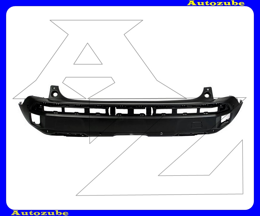 Hátsó lökhárító fekete, szenzoros Hátsó lökhárító fekete, szenzoros