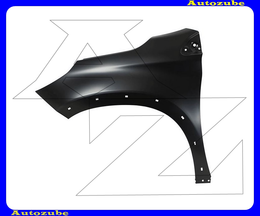 Első sárvédő bal, díszléclyukakkal Első sárvédő bal, díszléclyukakkal