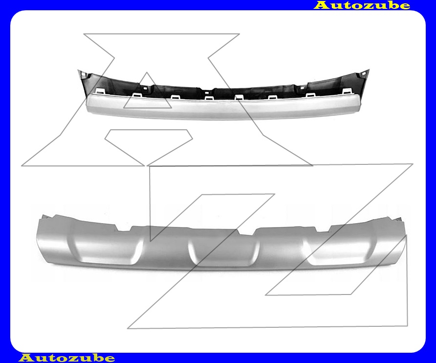 Első lökhárító alatti spoiler (fényezett ezüst) Első lökhárító alatti spoiler (fényezett ezüst)