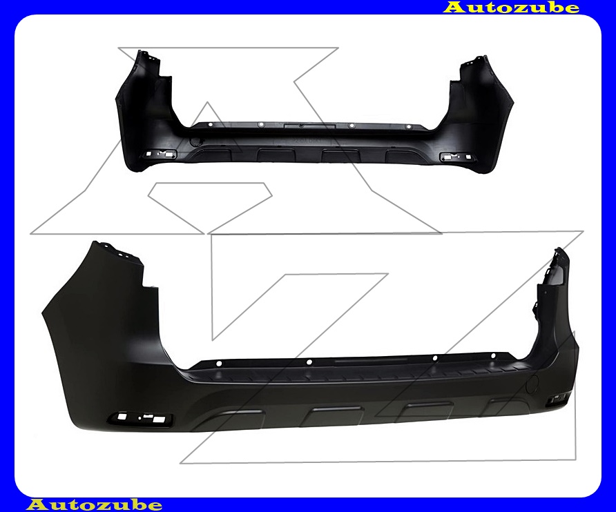 Hátsó lökhárító alapozott Hátsó lökhárító alapozott